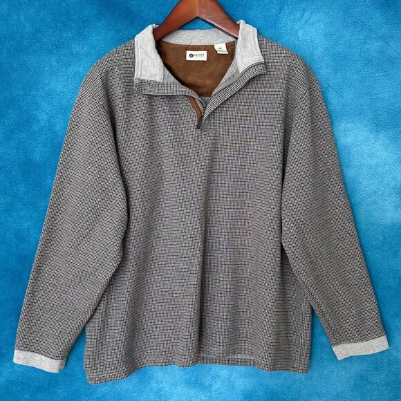 Haggar 1/4 Zip Men's Top, XXL - Picture 1 of 3